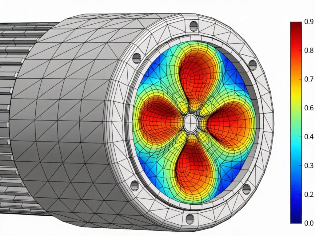 hub motor heat map