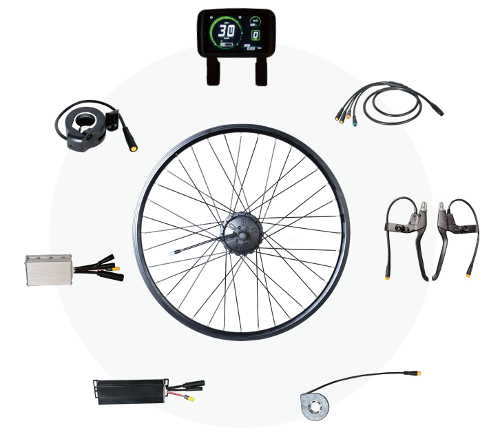 Front/Rear wheel hub motor conversion kit