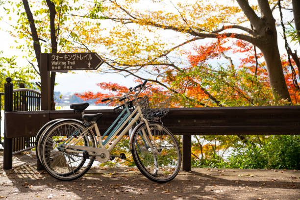 Retro styled bicycle in Japan