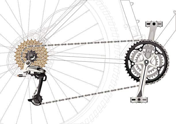 Mountain Sport Bike Chain Drive Transmission
